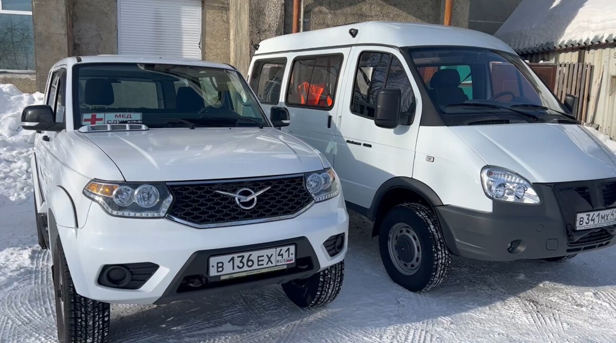В Мильковскую районную больницу на Камчатке поступили новые автомобили
